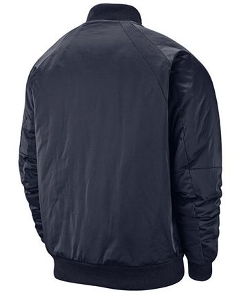 Jordan Men s Michigan Wolverines Iconic Diamond Shape Bomber
