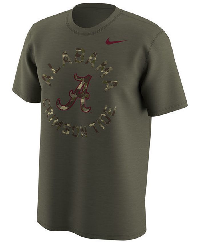 Nike Men's Alabama Crimson Tide Camo Legend Logo T-Shirt - Macy's