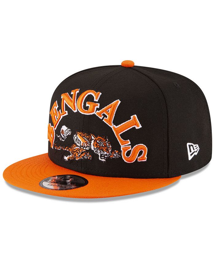 New Era Cincinnati Bengals Retro Logo 9FIFTY Snapback Cap - Macy's