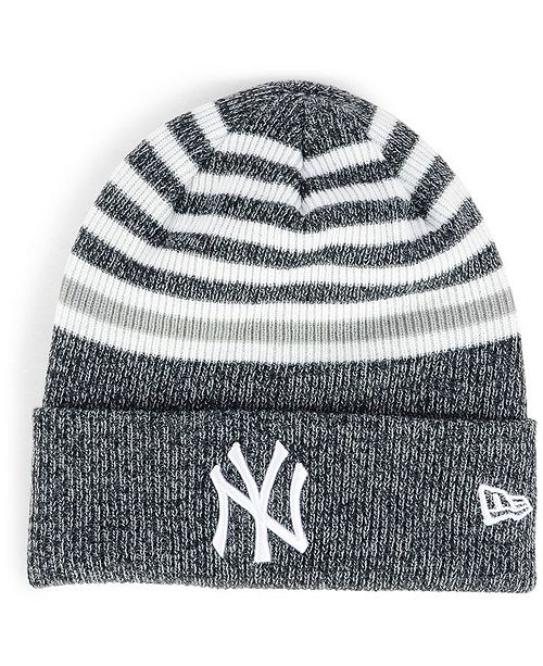 New Era New York Yankees Striped Cuff Knit Hat Reviews Sports