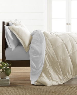 Ienjoy Home Restyle Your Room Reversible Comforter Set By The Home Collection, King/cal King In White