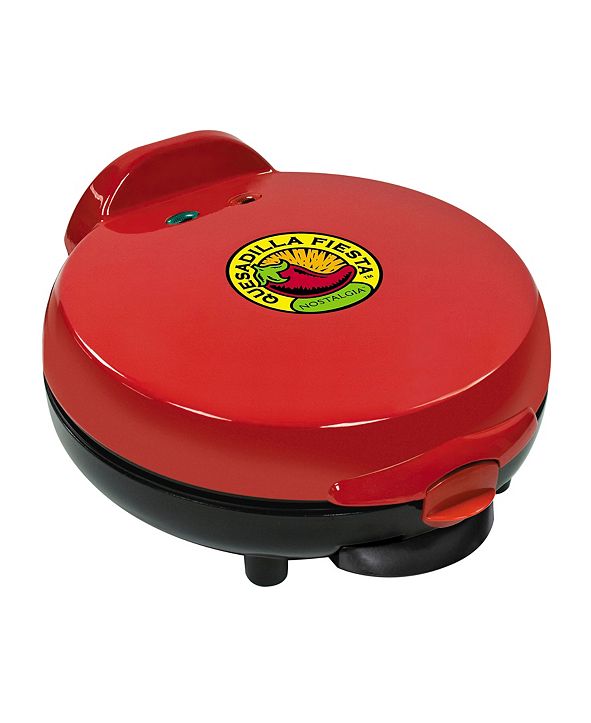 Nostalgia 6Wedge Electric Quesadilla Maker With Extra Stuffing Latch