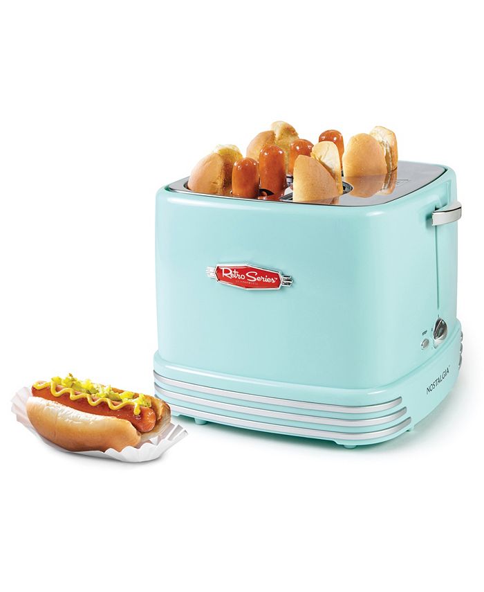 Nostalgia 4Slot Retro Hot Dog Toaster, Aqua Macy's