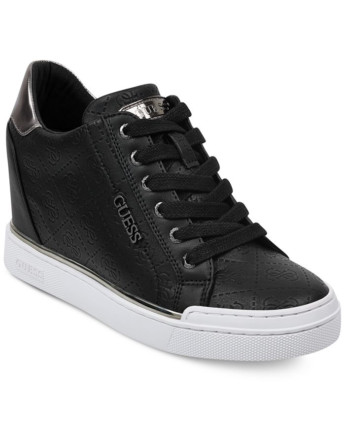 nyhed Påhængsmotor passage GUESS Women's Flowurs Wedge Sneakers - Macy's