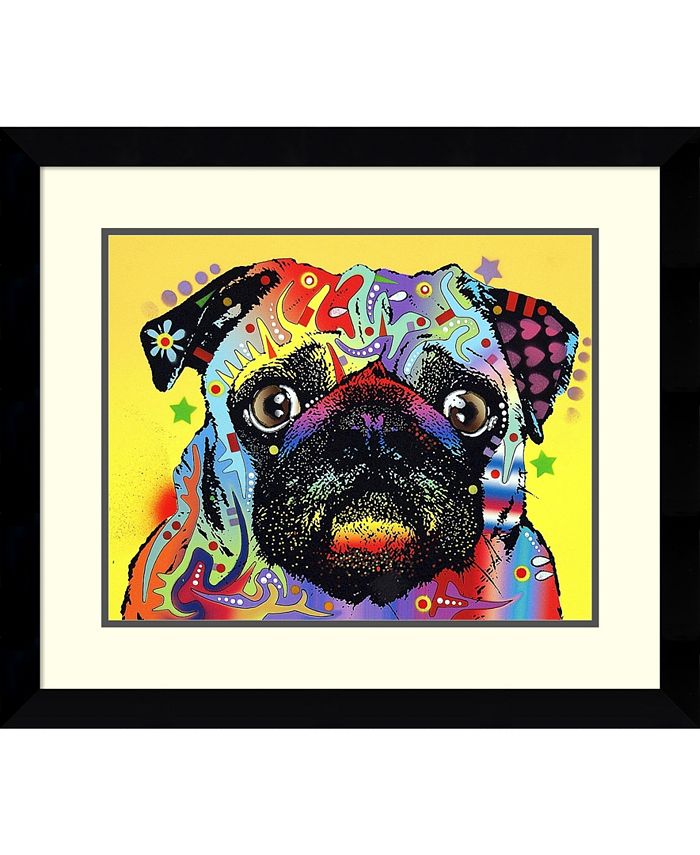 Amanti Art Pug Dog Framed Art Print Macy s
