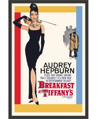 Amanti Art - Audrey Hepburn - Breakfast at Tiffany's- 25x37 Framed Art Print