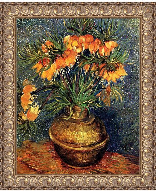 Amanti Art Crown Imperial Fritillaries In A Copper Vase 1886
