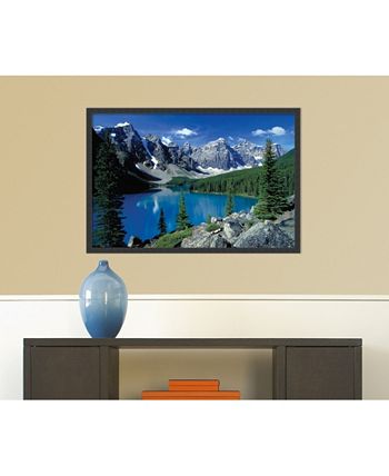 Amanti Art - Moraine Lake, Banff- 37x25 Framed Art Print