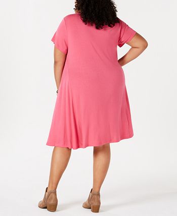Style & Co Plus Size A-Line Dress, Created for Macy's - Macy's