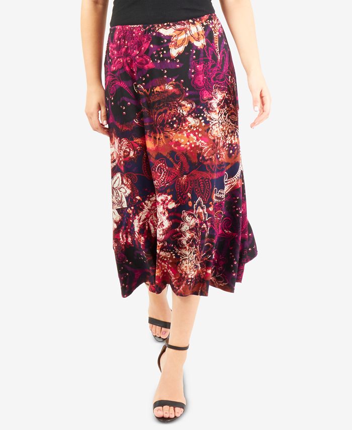 NY Collection Midi Skirt - Macy's