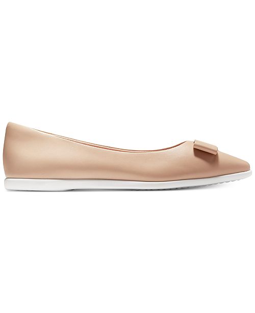 cole haan zerogrand bow skimmer flats
