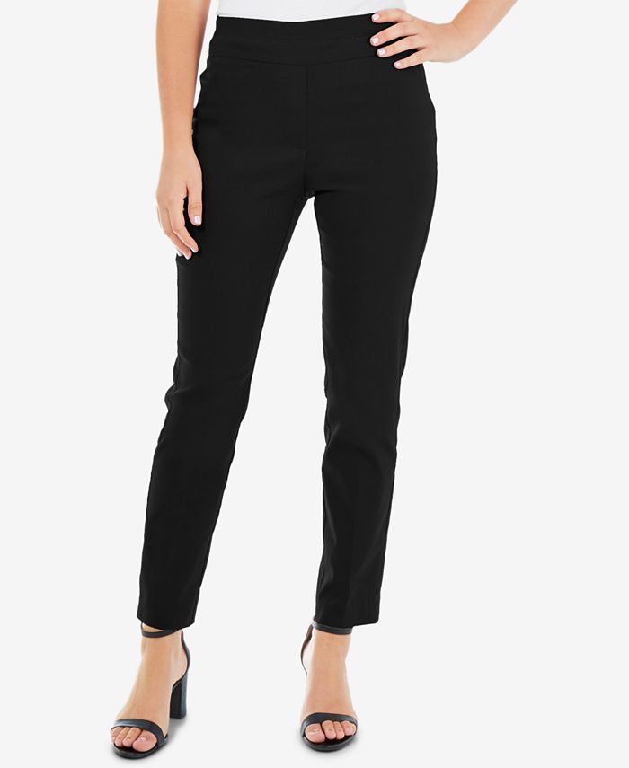 NY Collection Petite Pull-On Slim-Fit Pants - Macy's