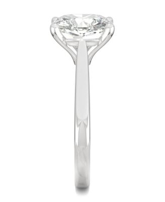 Moissanite Cushion Solitaire Ring (3-1/3 ct. tw.) in 14k White, Yellow or Rose Gold