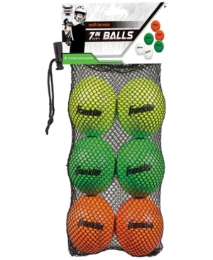 Franklin Sports Youth Lacrosse Balls - 6 Pack In Multi