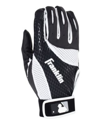 Gants De Baseball Franklin Sports 2nd Skinz – Adulte Taille Moyenne, Gris/blanc, Neufs