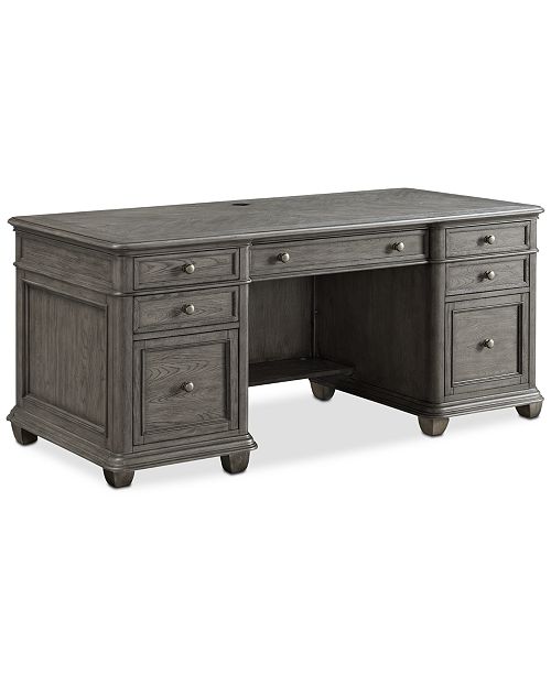 Furniture Sloane Home Office Executive Desk, Created for Macy&#39;s & Reviews - Furniture - Macy&#39;s