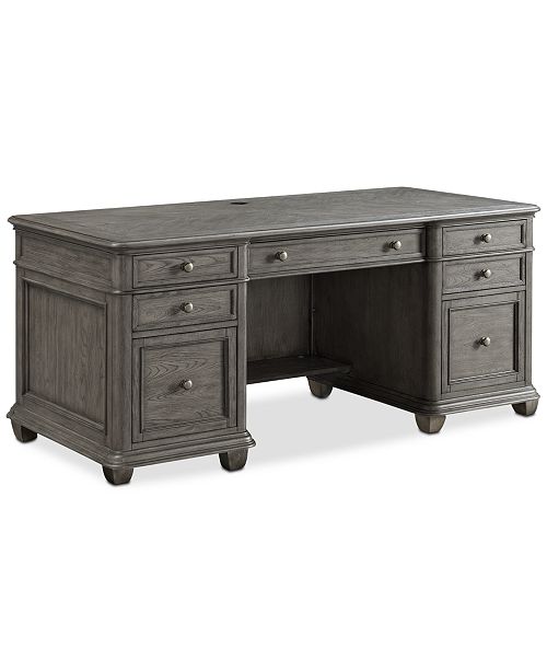 Furniture Sloane Home Office Executive Desk Created For Macy S