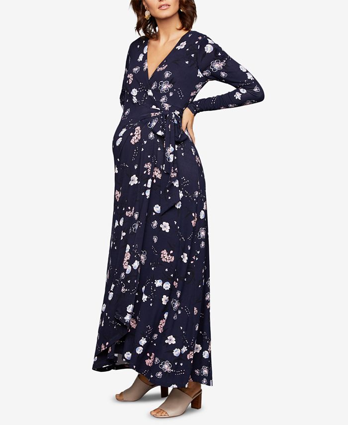 A Pea in the Pod Maternity Printed Maxi Dress & Reviews - Maternity ...