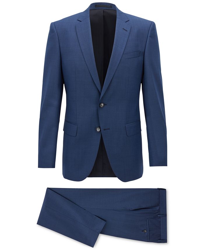 Hugo Boss BOSS Men's Slim-Fit Virgin Wool Melange Suit - Macy's