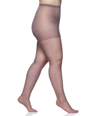 Photo 1 of Berkshire Women's  Queen Plus Size Ultra Sheer Sandalfoot Pantyhose 4413