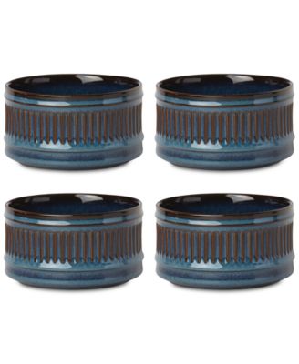 Dansk - Flamestone Denim All-Purpose Bowls, Set of 4