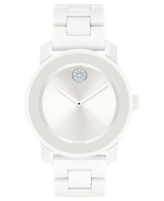 michael kors white porcelain watch