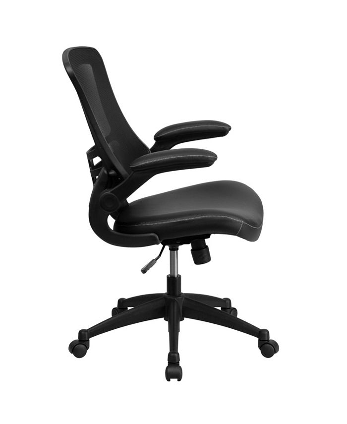 Flash Furniture MidBack Black Mesh Swivel Task Chair Macy's