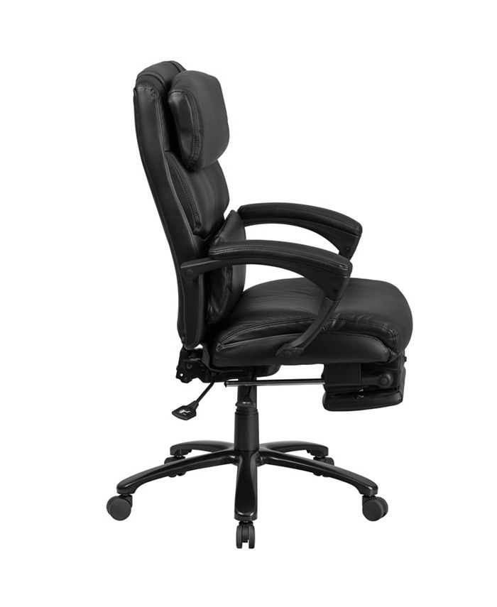 Flash Furniture High Back Black Leather Executive Reclining Swivel