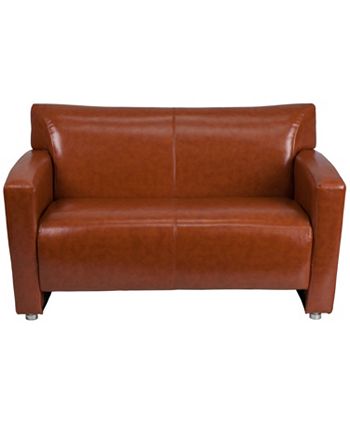 HERCULES Majesty Series LeatherSoft Loveseat with Extended Panel Arms