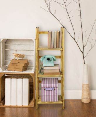 3 - Shelf Folding Bookcase 14" Wide