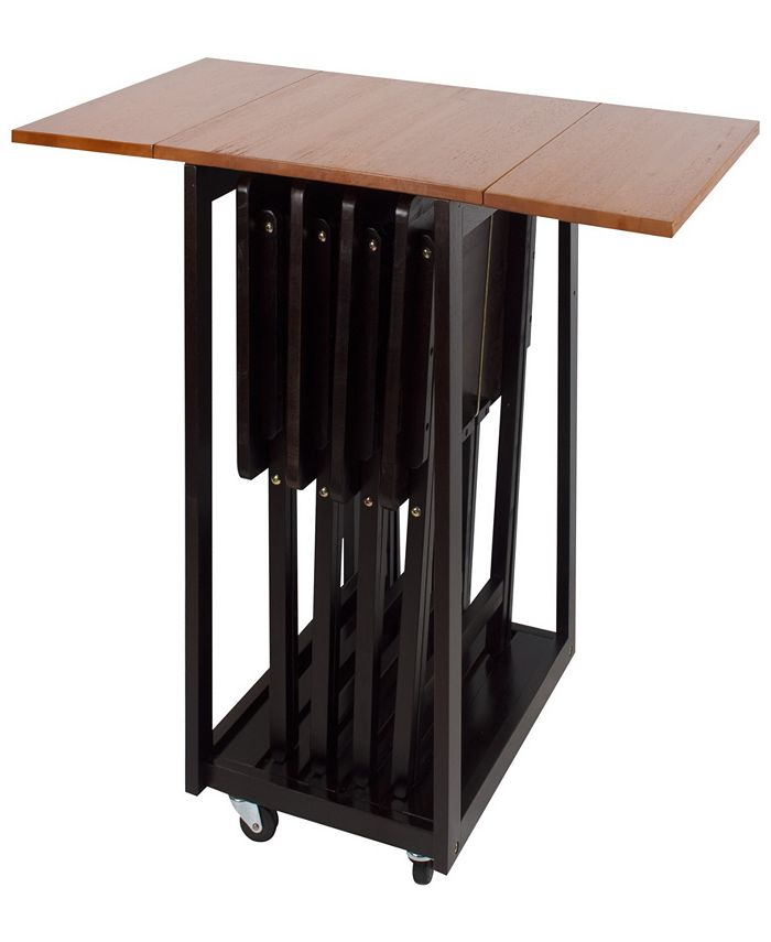 Yu Shan Drop Leaf Table with TV Tray Macy s