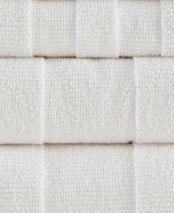 Madison Park Signature Parker Antimicrobial Textured Solid Stripe 600GSM  Cotton Bath Towel 6PC Set - JCPenney