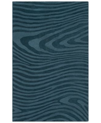 Surya - Mystique M-5463 Teal/Black 8' x 11' Area Rug