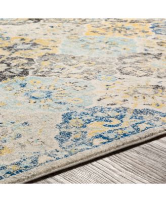 Harput HAP-1072 Dark Blue 3'11" x 5'7" Area Rug