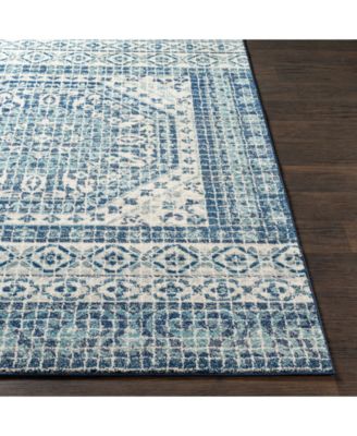 Harput HAP-1081 Dark Blue 5'3" x 7'3" Area Rug