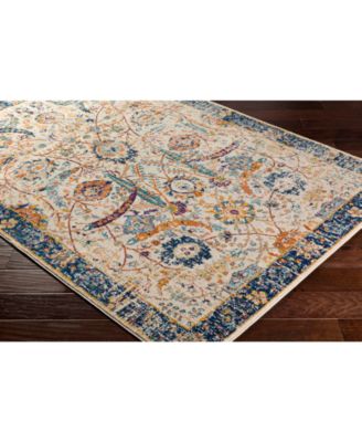 Harput HAP-1014 Dark Blue 2' x 3' Area Rug