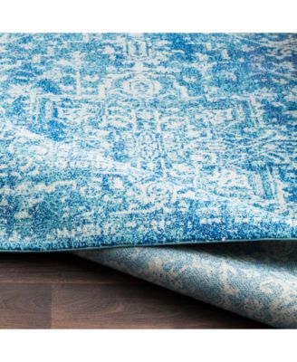 Harput HAP-1023 Teal 7'10" x 10'3" Area Rug