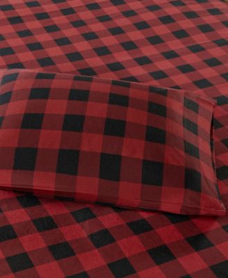 Printed Cotton Flannel 4-Pc. Sheet Set, Cal King