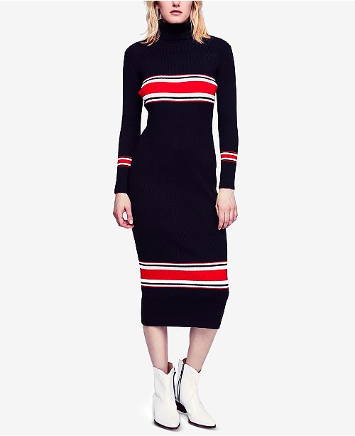Free People Varsity Stripe Midi Sweater Dress Reviews Dresses