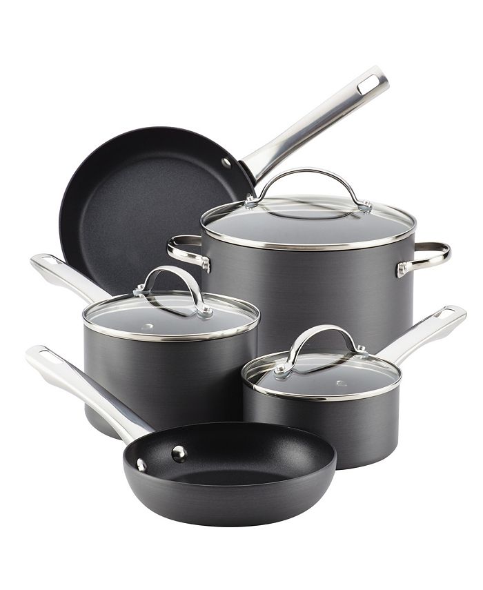 Farberware Hard-Anodized Nonstick Twin 8 and 10 Skillet Set - Macy's