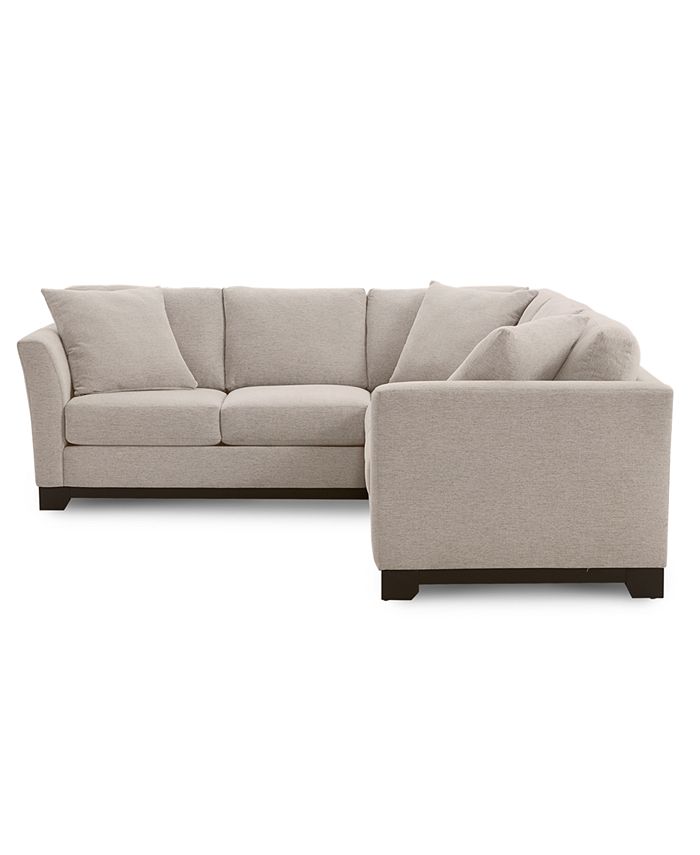 Furniture Elliot II 108" Fabric 2Pc. Apartment Sectional Sofa, Created
