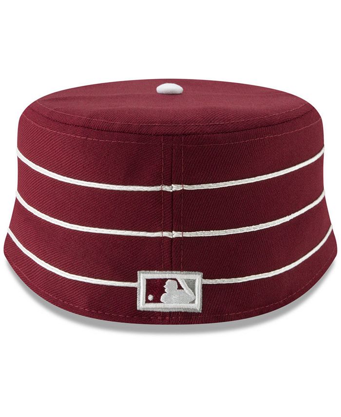 Philadelphia Phillies New Era Pillbox cap hat RARE (size 7 1/8)