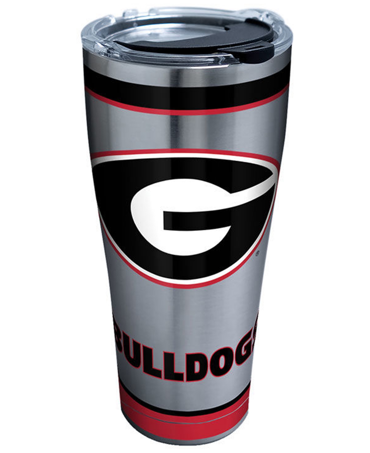 Tervis Tumbler Georgia Bulldogs 30oz Tradition Stainless Steel Tumbler In Silver,black,red