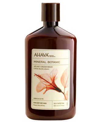 Ahava - Mineral Botanic Hibiscus & Fig Velvet Cream Wash, 17 oz