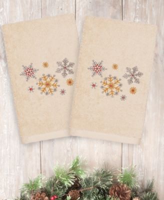 Christmas Snowfall 100% Turkish Cotton Hand Towels