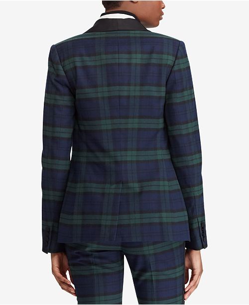 Lauren Ralph Lauren Tartan Blazer & Reviews Jackets & Blazers Women