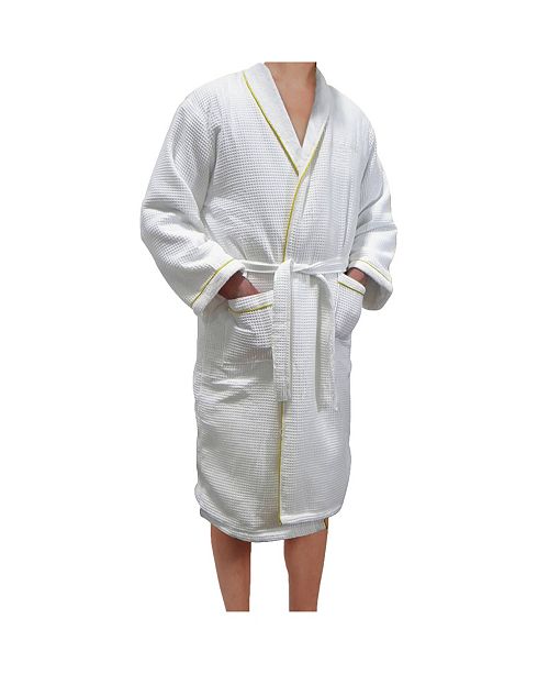 Blue Wave European Spa And Bath White Waffle Weave Terry Cloth