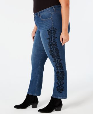 macys plus size boyfriend jeans