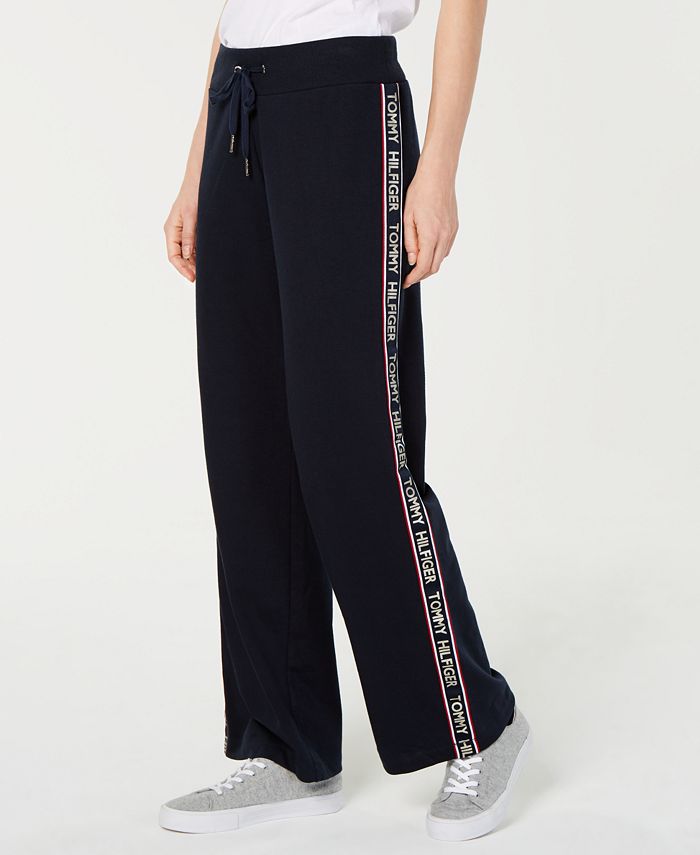 Tommy Hilfiger Logo Knit Pants, Created for Macy's - Macy's
