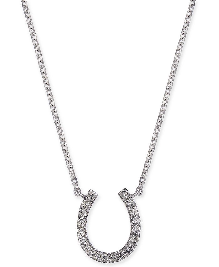 Macy's horseshoe necklace outlet